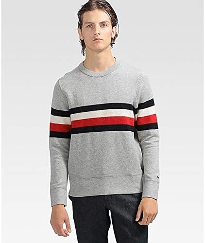 Amazon Co Jp トミーヒルフィガー メンズ Tommy コットンウールストライプセーター グレー S 服 ファッション小物 Amazon Co Jp トミーヒルフィガー メンズ Tommy コットンウールストライプセーター グレー S 服 ファッション小物