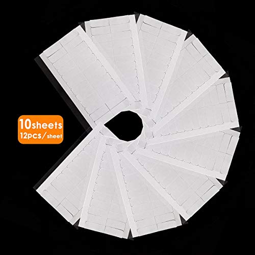 Aviva 120 Pieces Hair Extension Tape Tabs for Replacement adhesive Bonding Double Sided 4 cm x 0.8 cm, 120 Pieces