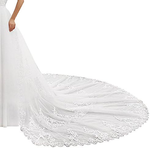Peapock Princess 1.5M or 2.5M Train with Lace Eage start from waist