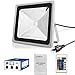 Warmoon LED Flood Light 50W RGBW Outdoor Spotlight IP65 Waterproof Color Changing Dimmable Security Wall Washer Lighting with Remote Control