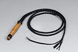 Premium Leather Bull Whip 4 foot