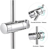 Hairstore Adjustable Shower Head Holder 360° Rotation Universal 19-25mm view 4