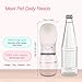 Dog Water Bottle for Walking, Dispenser Pet Portable Dogs Cats 12OZ 19OZ Travel Drink Bottle Bowls BPA Freee,Leak Proof,Food Grade (12oz (12oz), Elegant White)
