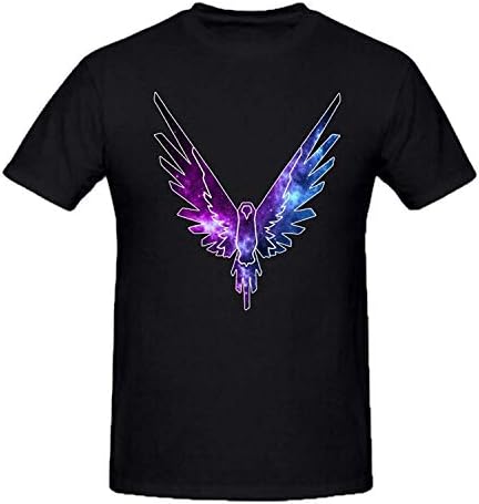 Maverick Logo T Shirt Logan Paul YouTube Men's Crew Neck T-Shirts Parrot Logo Tees