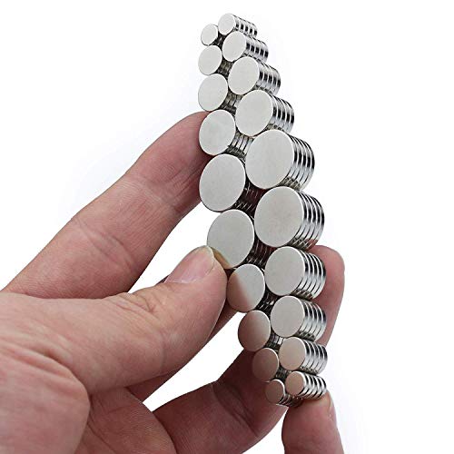 DIYMAG 100Pcs Refrigerator 5 Different Size Small