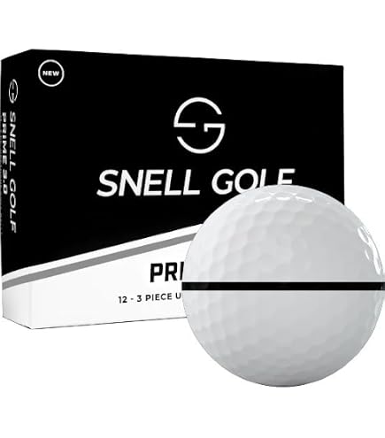 Amazon.com: Snell Golf Prime 3.0 AlignXL Golf Balls