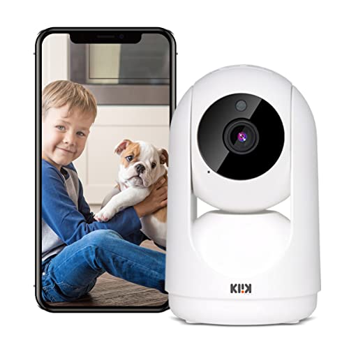 SMARTKLIK Home Security Camera 1080p Indoor Security Camera WiFi Baby  Monitor Dog Pet Camera with Phone App,