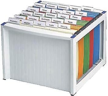 Helit Hangeregistraturkorb Fur Ca 40 Hangemappen Lichtgrau