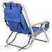 Best Choice Products® Backpack Beach Chair Folding Portable Chair Blue Solid Construction Camping New