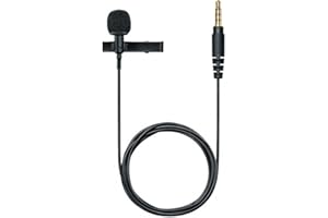 Shure MVL Lavalier Microphone for iPhone & Tablet - External Clip On Mini Lapel Mic for Video Recording & Vlogging with 3.5mm
