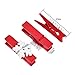 Souarts Pack of 50pcs Christmas Clips, Snowflake Red Wood Clothespins for Game Favors Craft, Wood Clips Set for Card Paper Photo Photography Activity (Red)