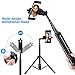 Kwithan Deal Selfie Stick Tripod, Extendable 54 Inch Bluetooth Phone Tripod for Cellphone, Gopro, Attached Wireless Remote Compatible with iPhone/Galaxy/Huawei/Google/Xiaomi