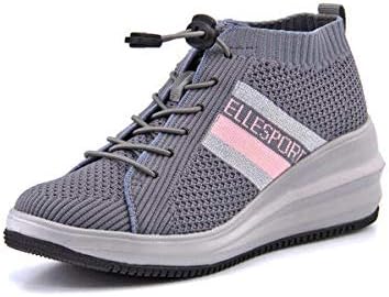 Amazon Elle Sport エルスポーツ レディース ニットヒールスニーカー Esp グレー Elle Sport エルスポーツ スニーカー