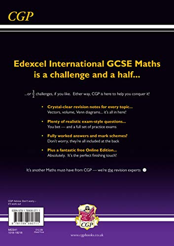 New Edexcel International GCSE Maths Complete Revision & Practice - Grade 9-1 (with Online Edition) (CGP IGCSE 9-1 Revision)