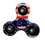 D-JOY Tri-Spinner Fidget Toy Hand Spinner Camouflage, Stress Reducer Relieve Anxiety and Boredom Camo (Flag)