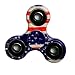 D-JOY Tri-Spinner Fidget Toy Hand Spinner Camouflage, Stress Reducer Relieve Anxiety and Boredom Camo (Flag)