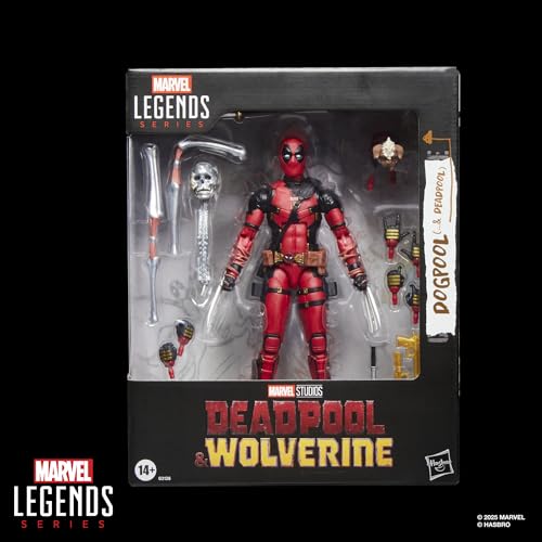Marvel Legends Series, Dogpool y Deadpool, Deadpool & Wolverine de Marvel Studios, Figuras coleccionables a Escala de 15 cm inspiradas en la película