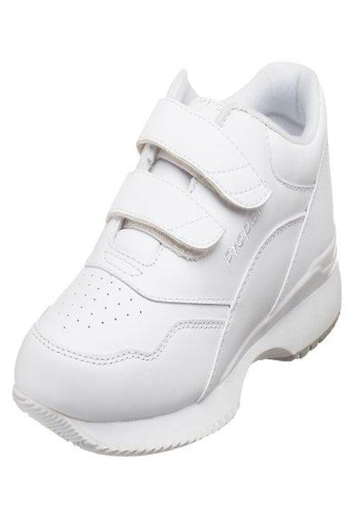 Propét womens Tour Walker Strap walking shoes, Sport White, 6 3X-Wide US
