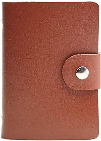 Amazon Co Jp 26ポケット収納 52枚入れ可能 可愛い 色はチョコレート カードケース 名刺ケース 女性 名刺入れ カード入れ カードケース 大容量 ポイントカード クレジットカード 40枚いや最大52枚 シューズ バッグ