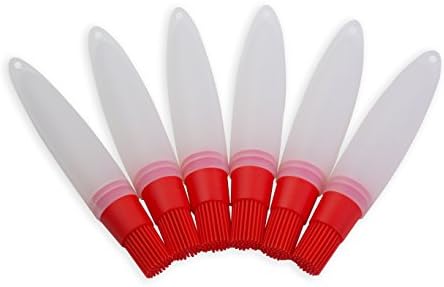 Valiry 6 PCs Silicone Barbeque BBQ Squeeze Bottle Basting Brush Oil And Barbecue Sauce Dispenser Cooking Baking Pancake Kitchen Tools Accessories!