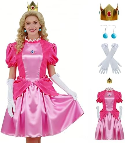 princess anime dress Amazon.com: miccostumes Womens Princess Costume Anime Princess Cosplay  Fullset Deluxe Gown Kawaii Lolita Dress with Crown Earrings (S) : Clothing,  Shoes & Jewelry