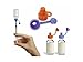 Insul-Caps That Keep Insulin Medicine Bottles Clean and Helps The Loading of Medicine, 2 Sets per Package