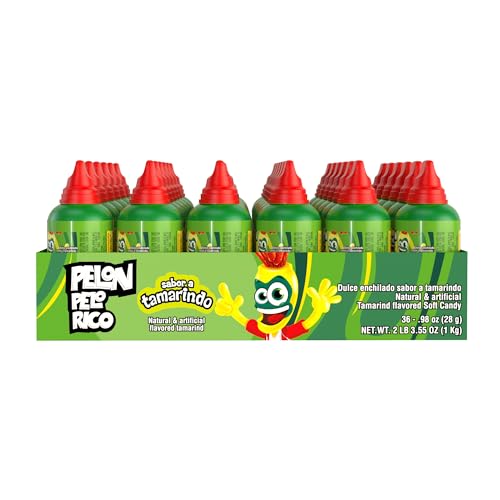 PELON PELO RICO MEXICAN TAMARIND CANDY, 1 OZ, 36 COUNT (PACK OF 1)