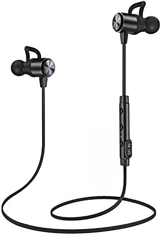 Wireless Headphones, Bluetooth Headphones, ATGOIN Lightweight Bluetooth Earbuds, Sweatproof Stereo Wireless Earbuds Noise Cancelling Wireless Earphones Fit for Gym Sports with Built-in Mic
