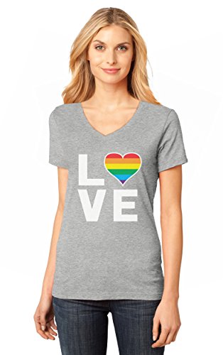 Rainbow Heart Gay Pride Awareness 