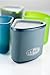 GSI Outdoors Infinity 4 Person Compact Nesting Tableset for Ultra-Light and Compact with Cup, Bowls and Plates for Camping, RV, or BBQ
