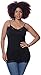 4 Pack Zenana Women's Lace Trim Tank Tops Small Black, Black, White, White