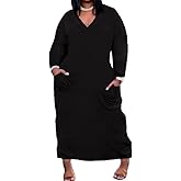 Plus Size Maxi Tshirt Dress for Women Short Sleeve Dresses Loose Fit Summer