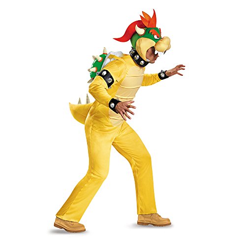 Disguise Men's Bowser Deluxe Adult Costume