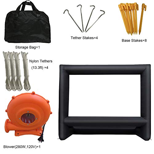 1 Inflatable+Outdoor+Projector+Movie+Screen