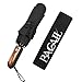 Windproof Umbrellas Auto Open Close Folding Strong Durable Compact Travel Umbrella Reinforced Ribs 60 MPH Windproof Canopy and Slip-Proof Handle, Portable Lightweight Easy Carrying Black