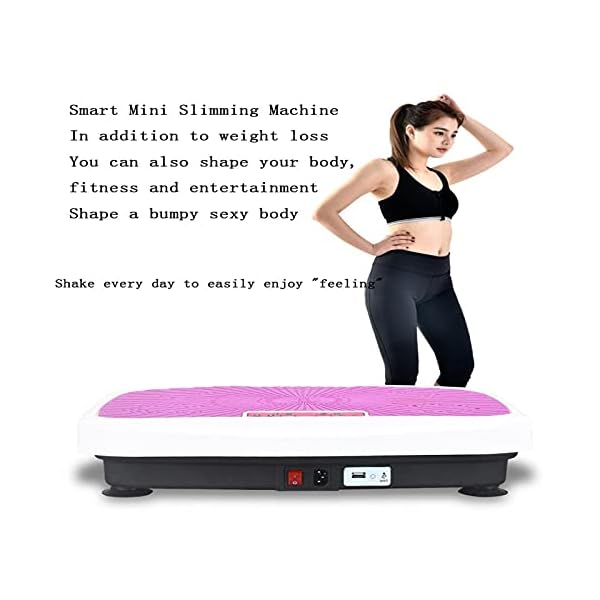 Vibration-Power-Plates-Vibration-Plate-Machine-With-Bluetooth-Speaker-5-Program-Modes-2-Resistance-Bands-Vibration-Fitness-Trainer-For-Weight-Loss-Body-TonColorPink-Vibration-Exercise-Mach Vibration Power Plates, Vibration Plate Machine With Bluetooth Speaker, 5 Program Modes, 2 Resistance Bands, Vibration Fitness Trainer For Weight Loss & Body Ton(Color:Pink Vibration Exercise Mach