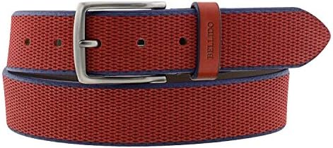 Belt leather Miguel Bellido Size: 105 Color: RED