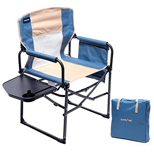 SUNNYFEEL Camping Chair with Side Table