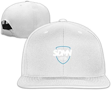 Classic Sidemen Youtube Sdmn Flat Bill Hats Boys Adjustable White