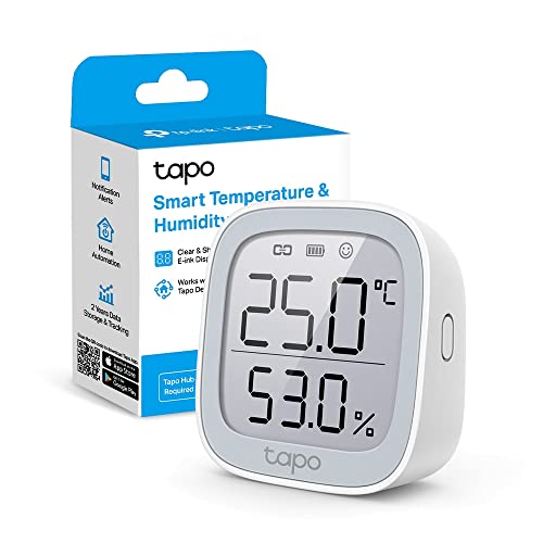 T315 Monitor Intelligente di Temperatura e umidità con Display E-Ink da 2,7", Sensore di Alta Precisione Svizzero, Risparmio Energetico, Hub Richiesto