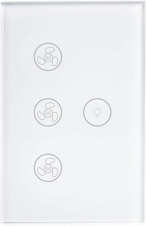 BENEXMART Smart WiFi Switch para fan light Compatible con Alexa Google Home Smart Life App Control BENEXMART Smart WiFi Switch para fan light Compatible con Alexa Google Home Smart Life App Control
