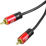 Subwoofer Cable,SHD RCA Cable RCA to RCA Audio Cable Premium Sound Quality Dual Shielded with Gold Plated Connectors-30Feet