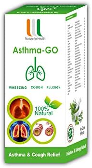 WHM ASTHMA-GO Ayurvedic Herbal Syrup for Asthma, Bronchitis, Smoker's Lung Infection,(Pack of 2) 200ml