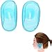 Ear Cover Ear Protection Hair Dye Shield Protect Pro Salon Clear Silicone 1 Pair/set