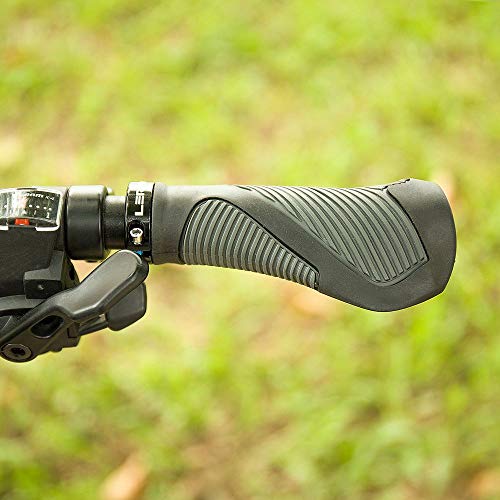 image for LX LERMX Bike Handlebar Grips, LERMX Lock-on Bicycle Grips Handle Bar 