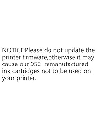 Cartucho de tinta compatible para hp952, 2x Negro