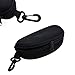 Xinmade Car Case, Driver Sports Sunglases Case with Clip and Zipper (Black)