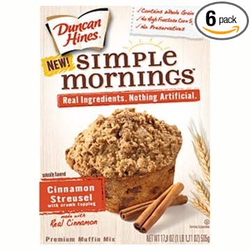 Duncan hines cinn muffin Mix 19.1oz (644209420278)