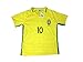 BRAZIL NEYMAR JR #10 Home Football Soccer Kids Jersey Short Socks Set Youth Sizes (10-11 YEARS)