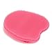 Soft Silicone Shower Brush, Body & Face & Short Hair Wash, Bath Exfoliating Skin Massage Scrubber, Dry Skin Brushing Glove Loofah, Fit for Sensitive and All Kinds of Skin (Pink)